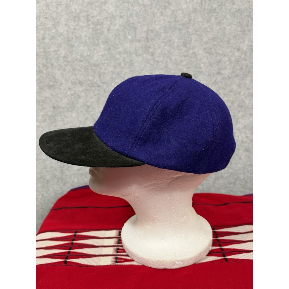 Northern Spirit Purple Wool Blend Suede Brim Strapback Hat Adjustable Cap